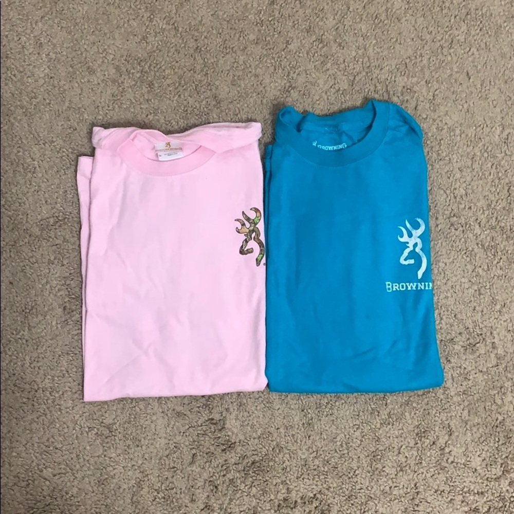 Browning Shirts. ONLY PINK AVAILABLE